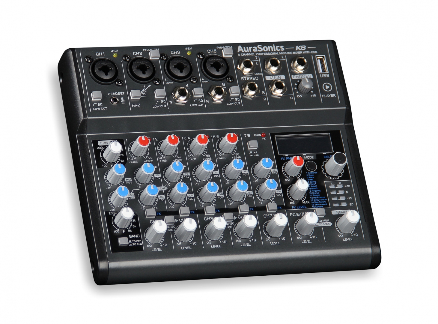 AuraSonics K8 компактный микшерный пульт в Ханты-Мансийском АО