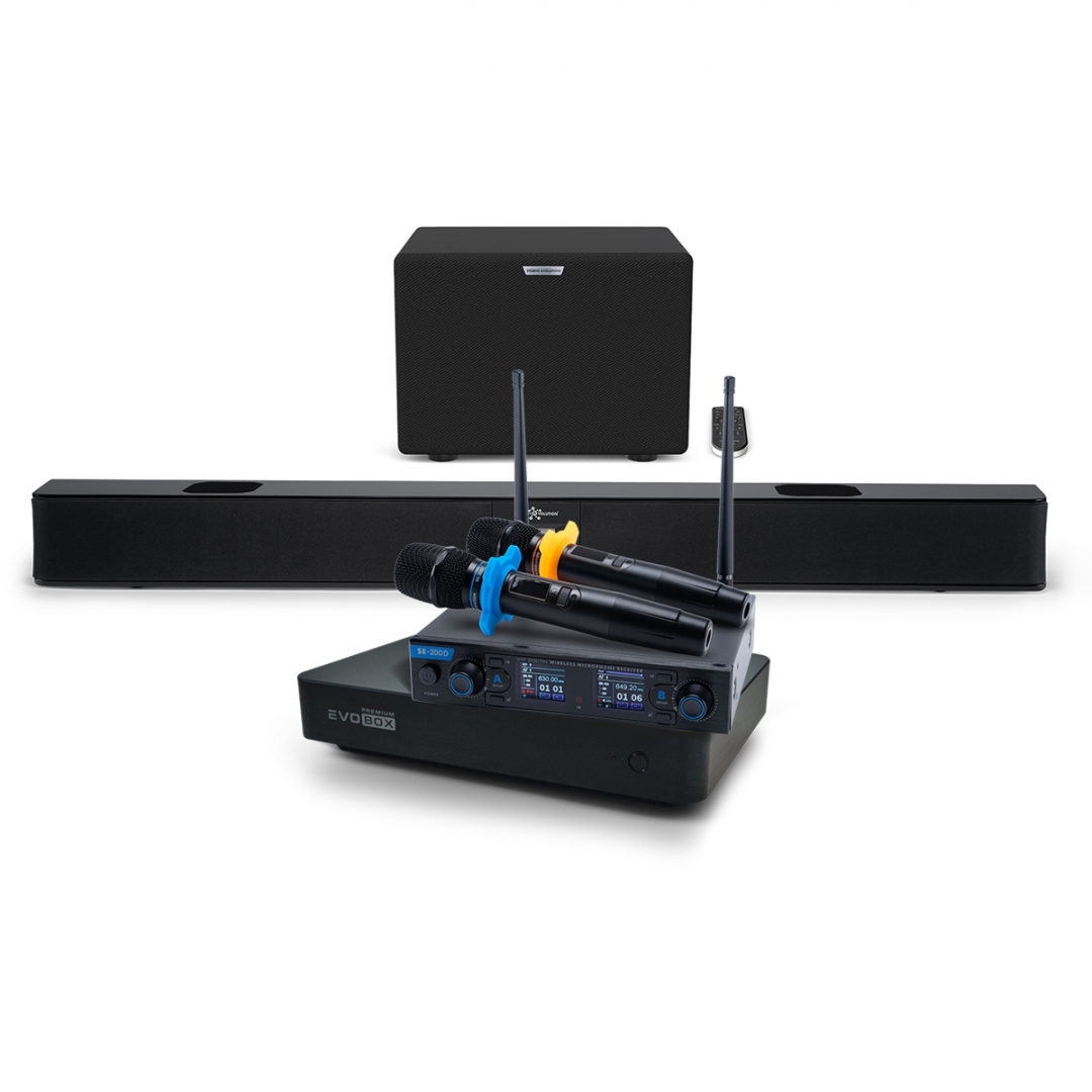 Hi-End караоке-система EVOBOX Premium + EvoSoundBar (саундбар с караоке) в Ханты-Мансийском АО
