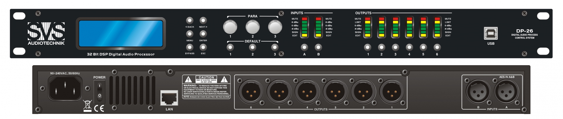 SVS Audiotechnik DP-26 Цифровой процессор: 2 входа 6 выходов в Ханты-Мансийском АО