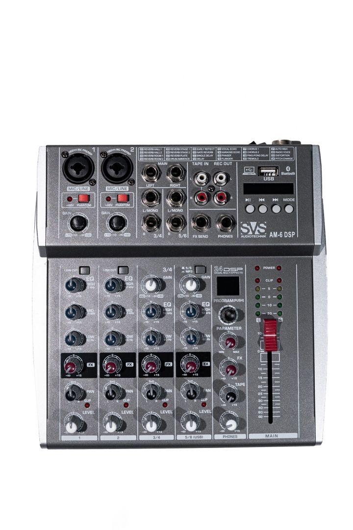 SVS Audiotechnik mixers AM-6 DSP Микшерный пульт аналоговый, 6-канальный SVS Audiotechnik mixers в Ханты-Мансийском АО