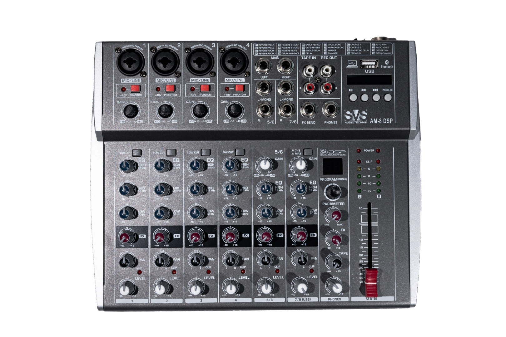 SVS Audiotechnik mixers AM-8 DSP Микшерный пульт аналоговый, 8-канальный в Ханты-Мансийском АО